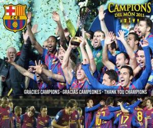 yapboz Barca, FC Barcelona, Şampiyon Dünya Kulüpler Kupası 2011
